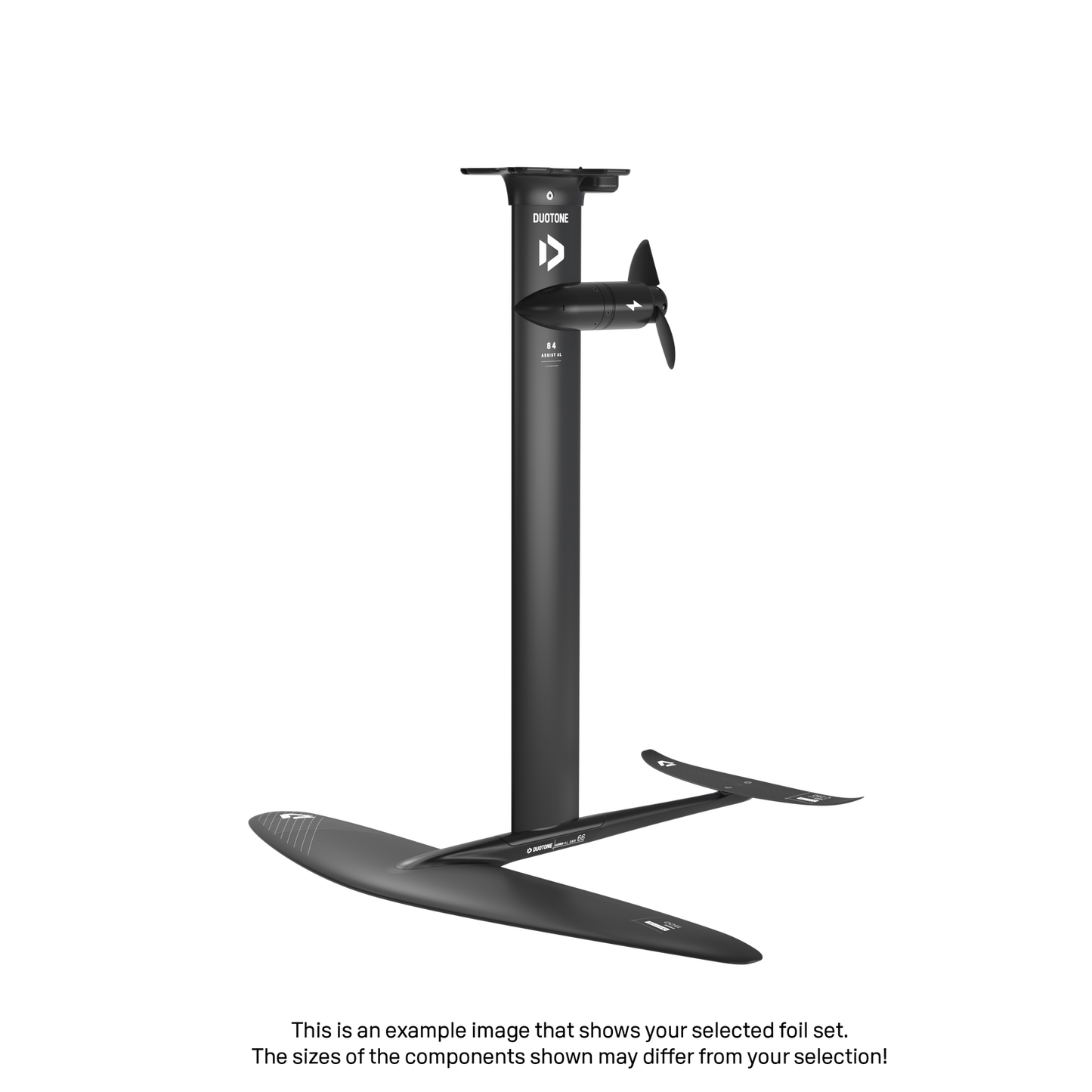 eMast AL Set 84 Fuselage Aero AL 3BS 60 Front Wing Free 2000 Back Wing Aero Stabilizer C 300 Adapter Fuselage - Duotone Onesize