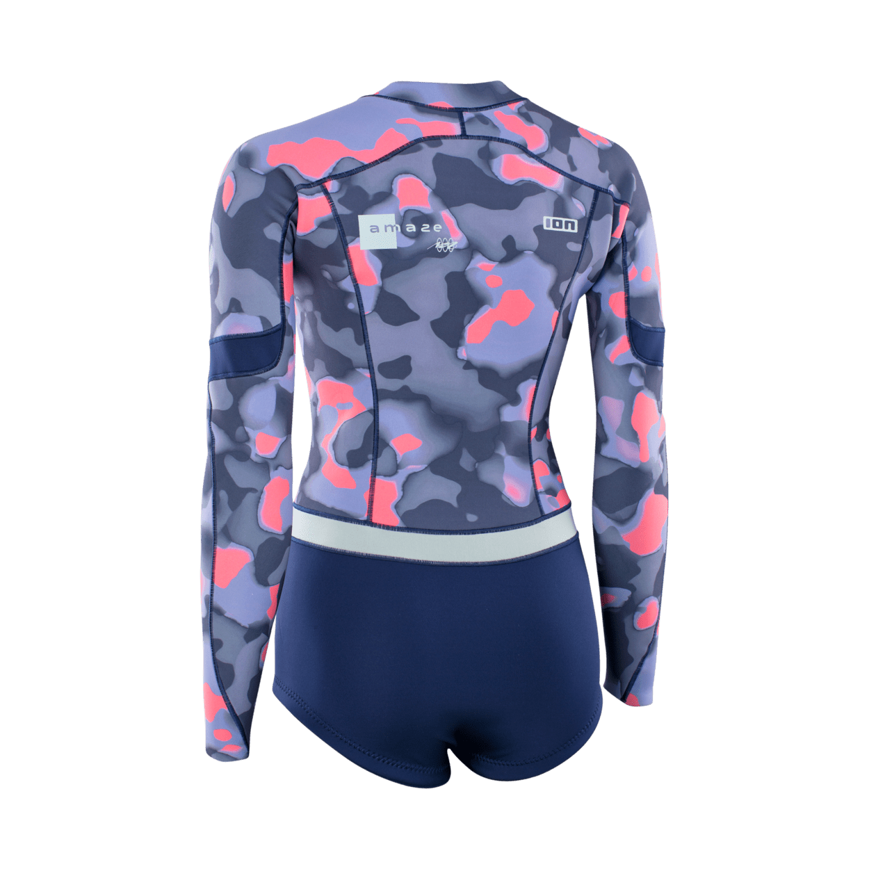 ION Women Wetsuit Amaze Hot Shorty 1.5 Longsleeve Front Zip 2023